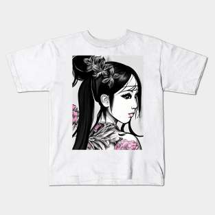 Geisha Tattoo Kids T-Shirt